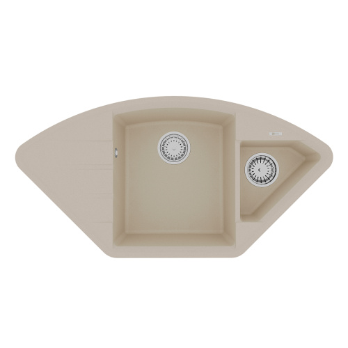Кухонная мойка LeMark Irkana 980 9910044 98х50 цвет бежевый