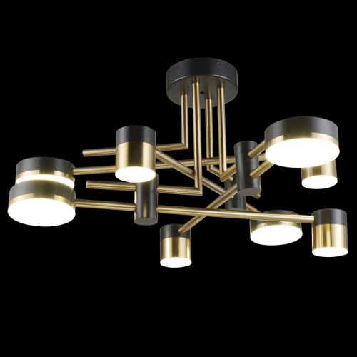 Люстра потолочная Natali Kovaltseva Loft Led (Лофт Лед) LED LAMPS 81369 GOLD BLACK