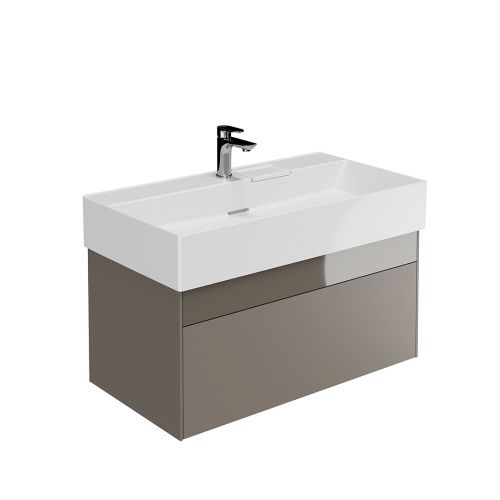 Тумба под раковину Kerama Marazzi TECNOLOGICA LOG.90.2\SAN 87х46х40 подвесная цвет бежевый