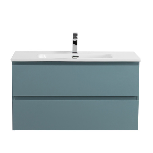 Тумба под раковину BelBagno KRAFT KRAFT-800-2C-SO-AO 80х50 подвесная цвет голубой