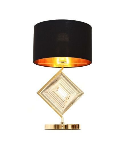 Настольная лампа Lumina Deco Fabi (Фаби) LDT 5529 F.GD+BK