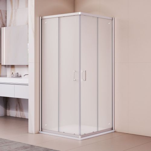 Душевой уголок RGW Passage 350803000-21 100х100 стекло матовое профиль хром без поддона