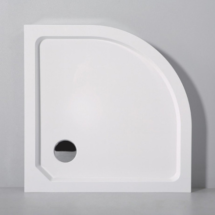 Душевой поддон Cezares TRAY-SMC-R-90-550-150-W 90х90 стеклопластик белый