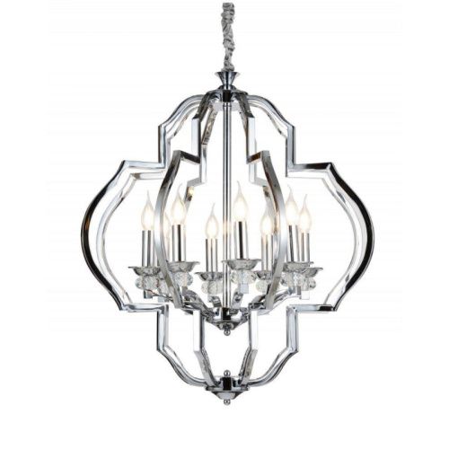 Люстра подвесная Lumina Deco Cesaro (Цесаро) LDP 17078-8 CHR