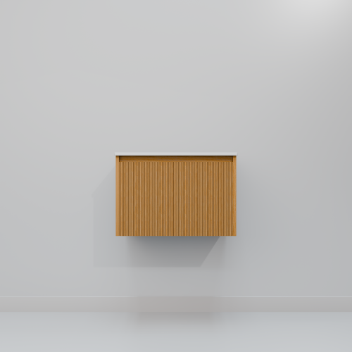 Тумба с раковиной ArtDecco Elizabeth (Элизабет) AEL06W11S100 60x45x40 подвесная цвет белый дуб