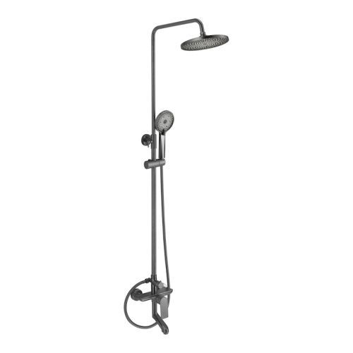 Душевая стойка Fmark FS8845Q настенная цвет графит