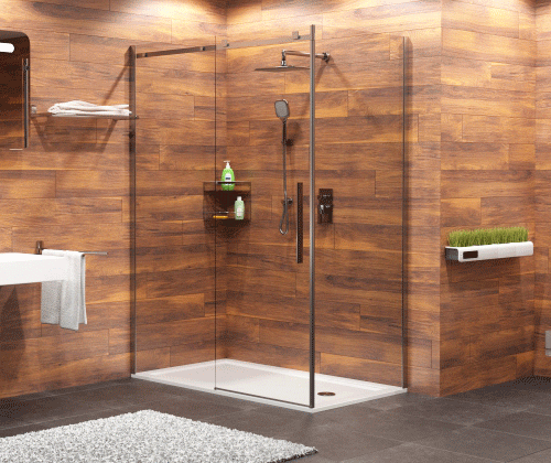 Душевая дверь WasserKRAFT  15R30 130x200 стекло прозрачное 8 мм - фото 4