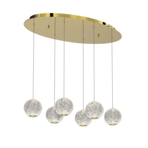 Люстра потолочная Delight Collection Elliot Diamante (Еллиот Диаманте) MD20001012-6A gold