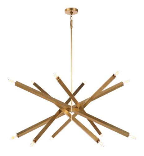Люстра подвесная Milosh Tendence Madison (Мадисон) 0793CL-12GD