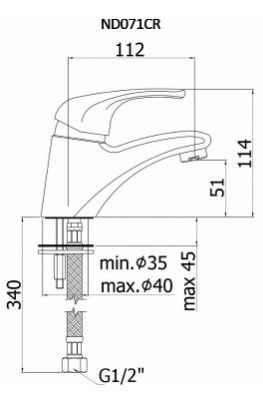 Комплект смесителей Paffoni Nettuno Due 255119 хром