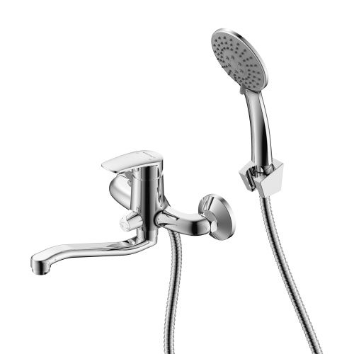 Смеситель для ванны WesnaArt Ocean OCE12-321 настенный хром