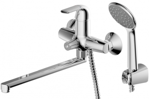 Смеситель Bravat Fit F6135188CP-LB-RUS настенный хром