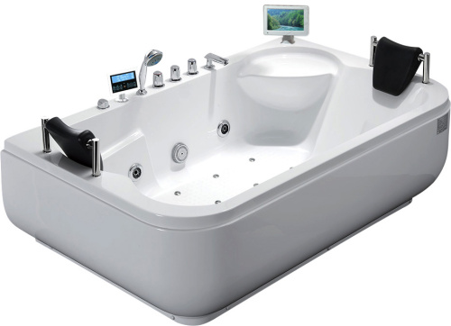 Ванна гидромассажная Gemy G9085 O R 180x116 пристенная прямоугольная