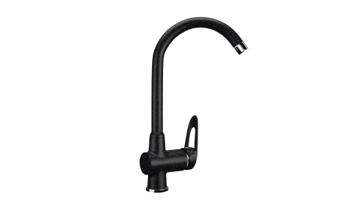 Смеситель для кухни Ulgran Classic U-006-308 на раковину черный без термостата