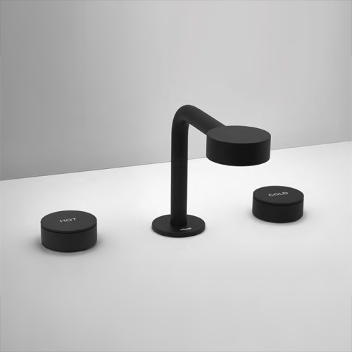 Смеситель Cisal Slim SM00102040 на раковину черный матовый