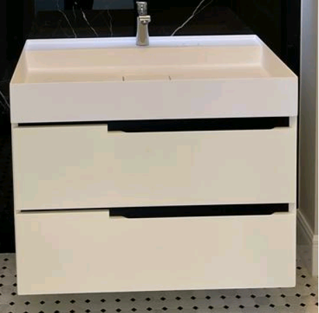 Тумба под раковину Oasis Profilo 0PF1450851S M513 85х51х54 подвесная цвет песочно-серый