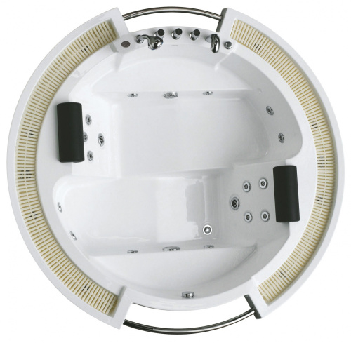 Ванна гидромассажная Gemy G9060 B 210x210 встраиваемая круглая