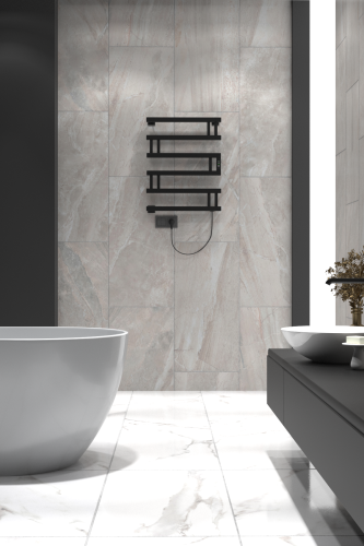 Полотенцесушитель Indigo Muza DGM60-50BRRt 50х63 электрический черный муар