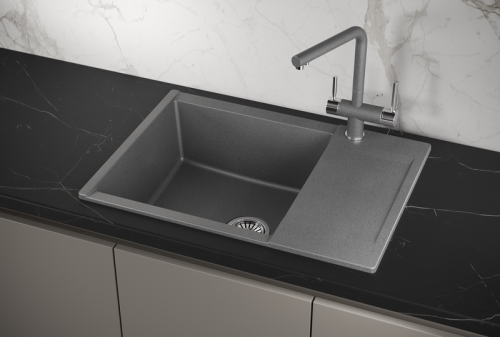 Кухонная мойка Granula 7003 ГРАФИТ 70х50 цвет графит