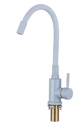 Смеситель для кухни Savol S-3002Q-04 на столешницу серый