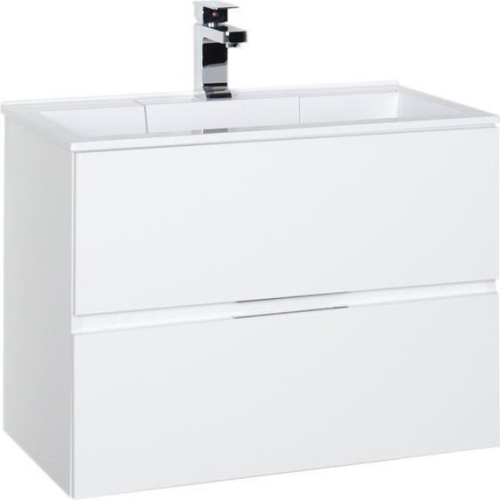 Тумба с раковиной Aquanet Алвита 00212680 70х45х53,1 подвесная