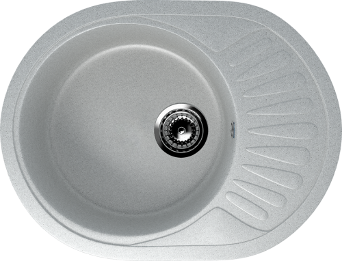 Кухонная мойка Ulgran Classic U-107m-310 57х45 цвет серый