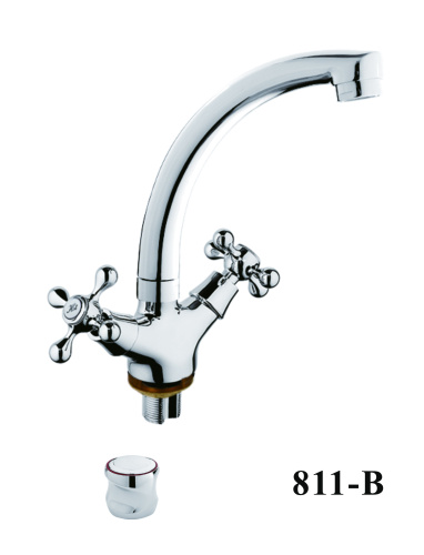 Смеситель для кухни D-Lin D153811-B на мойку хром