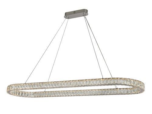 Люстра подвесная Newport 8580 8580/140 C oval chrome