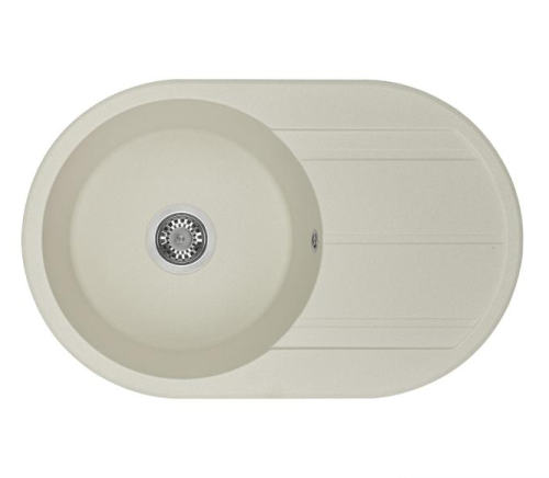 Мойка кухонная Aquaton Амира 1A712932AI240 78х50 цвет жемчуг