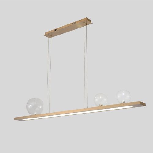 Люстра подвесная Crystal Lux Ahora (Ахора) AHORA SP1 L1200 BRASS