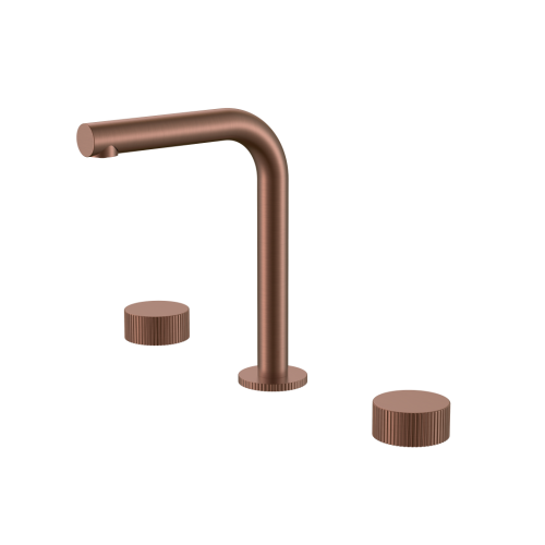 Смеситель Boheme Stick 152-BRB.3 на столешницу бронза брашированная