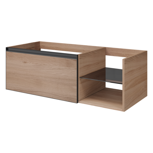 Тумба под раковину Armadi Art Quatro 790-M6-120-W-A 120х50х40 подвесная цвет коричневый