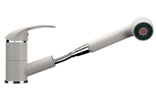 Смеситель для кухни Ulgran Classic U-002-331 на раковину белый без термостата