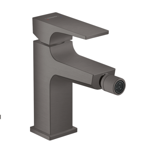 Смеситель Hansgrohe 32520340 на биде хром черный шлифованный/брашированный