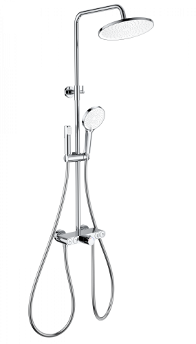 Душевая стойка Wonzon & Woghand Muse WW-B4113-CR настенная цвет хром