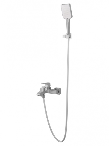 Смеситель для ванны и душа Wonzon & Woghand FLEX WW-88037072-BN настенный никель