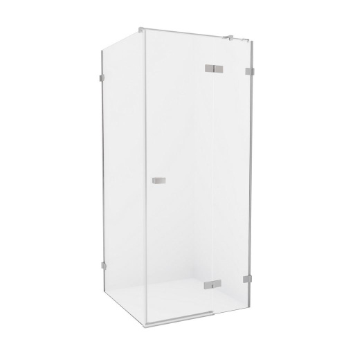 Душевой уголок New Trendy AVEXA Chrome EXK-1462 80х100 стекло прозрачное профиль хром глянцевый