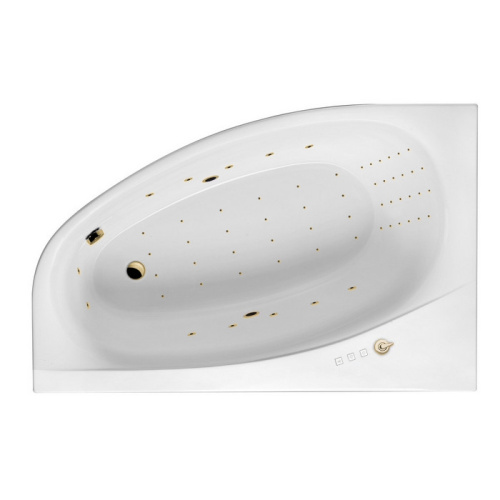 Ванна гидромассажная Excellent KAMELEON WAEX.KML17.NANO.GL 170х110  асимметричная