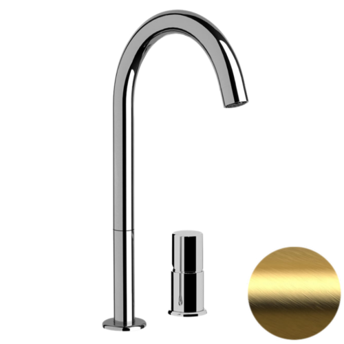 Смеситель Daniel Trilogy TG655LDP на раковину брашированное золото