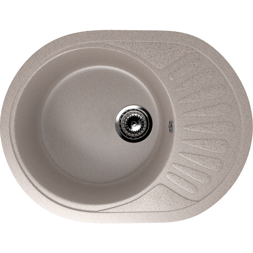 Кухонная мойка Ulgran Classic U-107m-302 57х45 цвет песочный