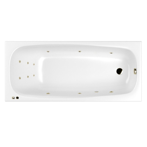 Ванна гидромассажная Whitecross LAYLA 0102.180080.100.LINE.BR 180х80  прямоугольная