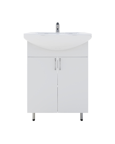 Тумба с раковиной Orange Лайт LA-60TUW+GR 61,5х43,5х83