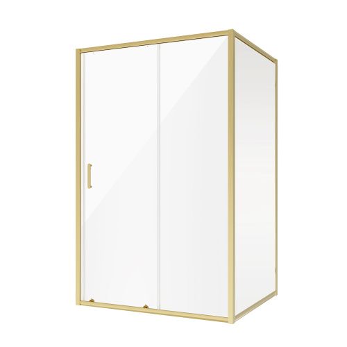 Душевой уголок Niagara Nova NG-42-12AG-A90G 120х90 стекло прозрачное профиль золото без поддона