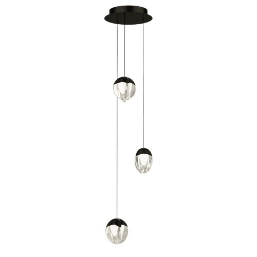 Светильник подвесной Delight Collection MD24001033-3A black/clear
