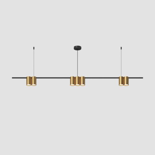 Светильник подвесной Denkirs Orbit (Орбит) DK4063-BK+SG