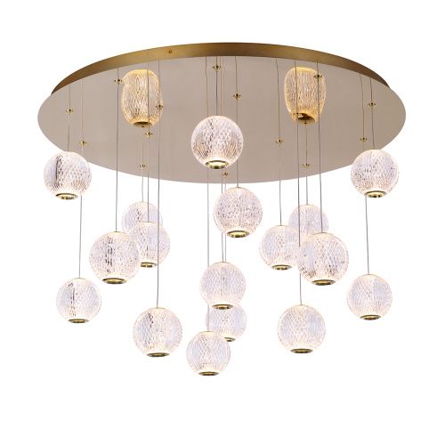 Люстра потолочная Delight Collection Elliot Diamante (Еллиот Диаманте) MD20001012-17A gold