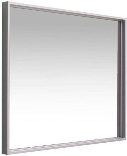 Зеркало в ванную De Aqua Алюминиум AL604090S 90х75 цвет серебро