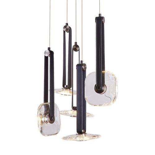 Светильник подвесной Delight Collection OD2553-5 black/clear