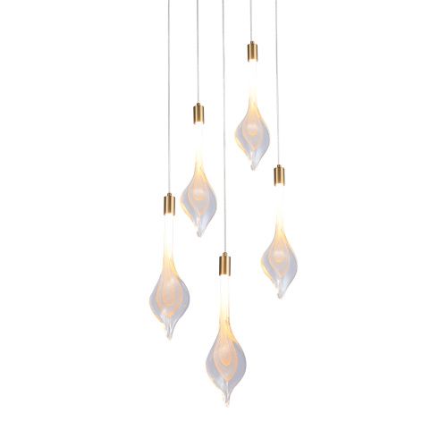 Светильник подвесной Delight Collection P98066-5 antique brass