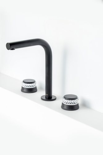 Смеситель Boheme Aura 152-B-A на столешницу черный